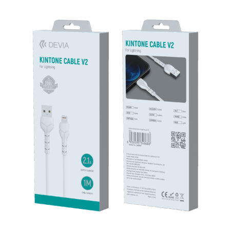Devia Kintone Series Lightning Kábel V2 – 1M (5V/2.1A)