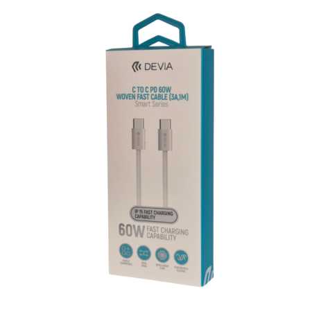 Type-C to Type-C Kábel 60W PD Gyorstöltéssel