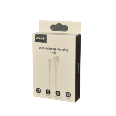 Vekoby USB to Lightning töltő és adatkábel