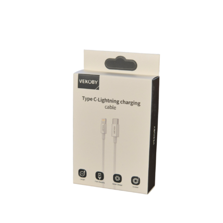 Vekoby Type-C to Lightning töltő és adatkábel