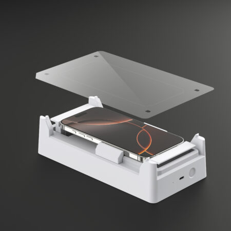 Intelligens fóliafelhelyező keret (Application Assist Tool)