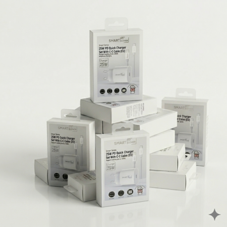 SMART COVER 25W PD Gyors­töltő szett – 10 db